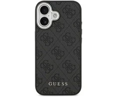 Guess 4G MagSafe dėklas skirtas Apple iPhone 17 juodos spalvos