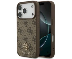 Dėklas Guess 4G Small Classic Logo MagSafe Case for iPhone 17 Pro / 18 Pro - Brown