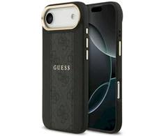 „Guess 4G Stripe MagSafe“ dėklas, skirtas „iPhone Air“ - juodas