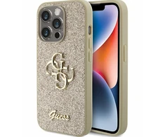 Dėklas GUESS GUHCP15MHG4SGD IPHONE 15 PLUS / 14 PLUS 6.7 "GOLD / GOLD HARDCASE GLITTER SCRIPT BIG 4G