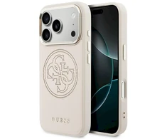 „Guess“ perforuotas 4G „MagSafe“ dėklas, skirtas „iPhone 17 Pro“ - Rožinė