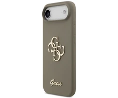 „Guess“ silikoninis „Big 4G Script“ dėklas, skirtas „iPhone Air“ – rudas