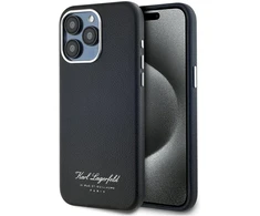 Dėklas Karl Lagerfeld hotel RSG iPhone 15 Pro juodos spalvos