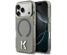 Karl Lagerfeld IML K galvos logotipo „MagSafe“ dėklas, skirtas iPhone 17 Pro - Juodas