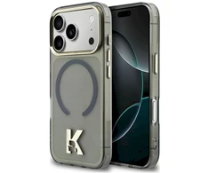 Karl Lagerfeld IML K galvos logotipo „MagSafe“ dėklas, skirtas iPhone 17 Pro Max - Juodas