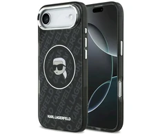 „Karl Lagerfeld IML Karl Head Logo MagSafe“ dėklas, skirtas „iPhone 17 Air“ – Juodas