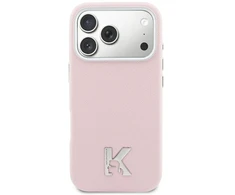 Dėklas Karl Lagerfeld Karl Head Logo MagSafe Case for iPhone 17 - Rožinė