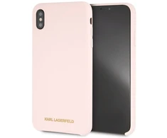 Dėklas Karl Lagerfeld KLHCI65SLLPG IPHONE XS MAX HARDCASE LIGHT Rožinis/LIGHT Rožinis SILICONE