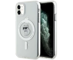 Karl Lagerfeld KLHMN61HFCCNOT Apple iPhone 11/ Xr skaidrus kietas dėklas IML Choupette MagSafe