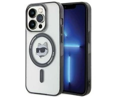 Karl Lagerfeld KLHMP15LHCHNOTK Apple iPhone 15 Pro 6.1″ skaidrus kietas dėklas IML Choupette`s Head MagSafe