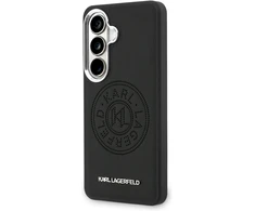 Dėklas Karl Lagerfeld Perforated KL MagSafe Samsung Galaxy S26 juodos spalvos