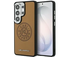 Dėklas Karl Lagerfeld Perforated KL MagSafe Samsung Galaxy S26 Ultra rudos spalvos