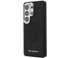 Dėklas Karl Lagerfeld Perforated KL MagSafe Samsung Galaxy S26 Ultra juodos spalvos