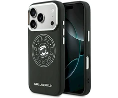 Dėklas Karl Lagerfeld Point &amp; Karl Sketch MagSafe Case for iPhone 17 Pro - Juodas