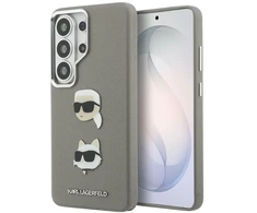 Dėklas Galaxy S26 Ultra sidabrinis Saffiano Karl Lagerfeld