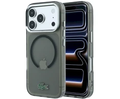 Lacoste IML Matinio lako logotipo „MagSafe“ dėklas, skirtas „iPhone 18 Pro Max“ / „17 Pro Max“ / juodas