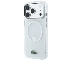 Lacoste IML šerkšno lako logotipo MagSafe dėklas iPhone 18 Pro Max / 17 Pro Max / permatomas
