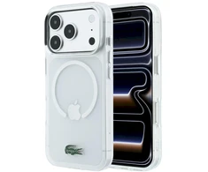 Lacoste IML šerkšno lako logotipo MagSafe dėklas iPhone 18 Pro Max / 17 Pro Max / permatomas