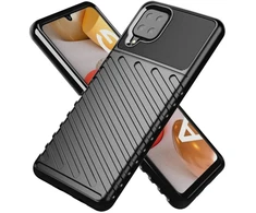 Dėklas Mocco Armored Thunder Case for Samsung Galaxy A12 Juodas