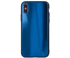 Dėklas Mocco Aurora Glass Back Case for Apple iPhone 7 / 8 / SE 2020 Dark Mėlyna
