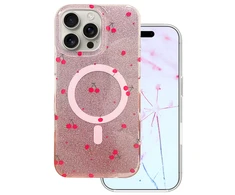 Dėklas Mocco Cherry Mag Back Case for Apple iPhone 16 Pro Max