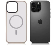 „Mocco Signature MagSafe“ galinis dėklas, skirtas „Apple iPhone 16 Pro Max“.