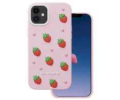 Dėklas Mocco Strawberry Back Case for Apple iPhone 11