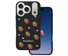 Dėklas Mocco Strawberry Back Case for Apple iPhone 17 Pro Max