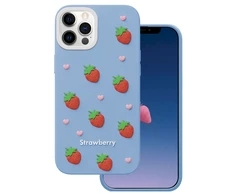Dėklas Mocco Strawberry Back Case for Apple iPhone 12 / 12 Pro