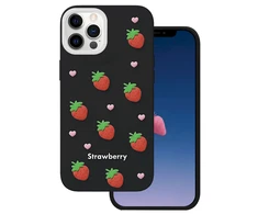 Dėklas Mocco Strawberry Back Case for Apple iPhone 12 / 12 Pro