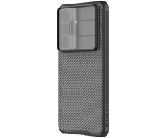 Nillkin CamShield PRO Hard dėklas skirtas Samsung Galaxy S26+ skaidrus juodos spalvos