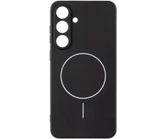 OBAL:ME MagNetix Matte TPU dėklas skirtas Samsung Galaxy S25 FE juodos spalvos