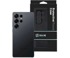 OBAL:ME Matte TPU dėklas skirtas Samsung Galaxy S25 Ultra juodos spalvos