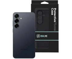 OBAL:ME Matte TPU dėklas skirtas Samsung Galaxy S25 juodos spalvos