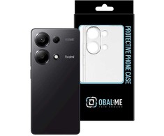 OBAL:ME TPU dėklas telefonui Xiaomi raudonos spalvosmi Note 13 Pro 4G skaidrus