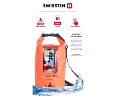 Dėklas Swissten Atsparus vandeniui Universal Phone Case 10L