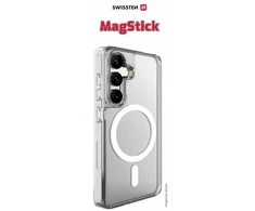 Dėklas SWISSTEN Pouzdro Clear Jelly MagStick Metallic pro Samsung Galaxy S26 PLUS 5G transparentní