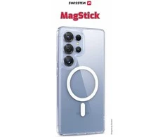 Dėklas SWISSTEN Pouzdro Clear Jelly MagStick Metallic pro Samsung Galaxy S26 ULTRA 5G transparentní