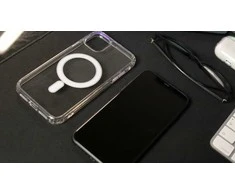 Dėklas „Swissten Clear Jelly Magstick“, skirta „iPhone 16 Plus Transparent“.