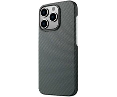 Dėklas SWISSTEN MagCarbon pouzdro pro Apple iPhone 15 juoda