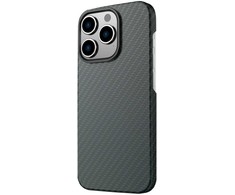 Dėklas SWISSTEN MagCarbon pouzdro pro Apple iPhone 16 Pro Max juoda
