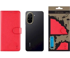 Dėklas Tactical Field Notes skirtas Xiaomi Redmi A5 raudonso spalvos