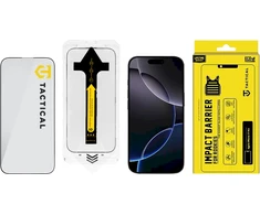 „Tactical Impact Barrier Rookies“ akiniai nuo saulės, skirti „Apple iPhone 17 Pro“ telefonui.