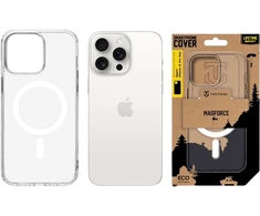 Tactical MagForce dėklas telefonui Apple iPhone 15 Pro Max skaidrus