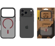 Tactical MagForce Hyperstealth 2.0 dėklas skirtas Apple iPhone 17 Pro juodos ir raudonos spalvos