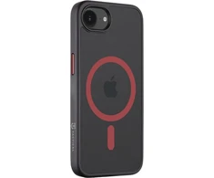 Tactical MagForce Hyperstealth 2.0 dėklas telefonui Apple iPhone 16e juodos ir raudonos spalvos