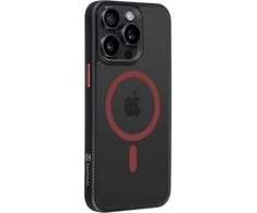 Tactical MagForce Hyperstealth 2.0 dėklas telefonui Apple iPhone 15 Pro Max juodos ir raudonos spalvos