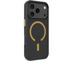 Tactical MagForce Hyperstealth 2.0 dėklas skirtas Apple iPhone 17 Pro juodos ir geltonos spalvos