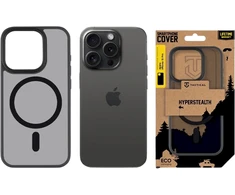 Dėklas Tactical MagForce Hyperstealth dangtelis, skirtas iPhone 15 Pro Asphalt