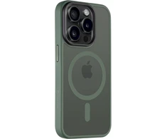 Dėklas Tactical MagForce Hyperstealth dangtelis, skirtas iPhone 15 Pro Forest Žalias